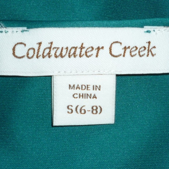 Coldwater Creek - Ruffle Front Blouse - Picture 4 of 8